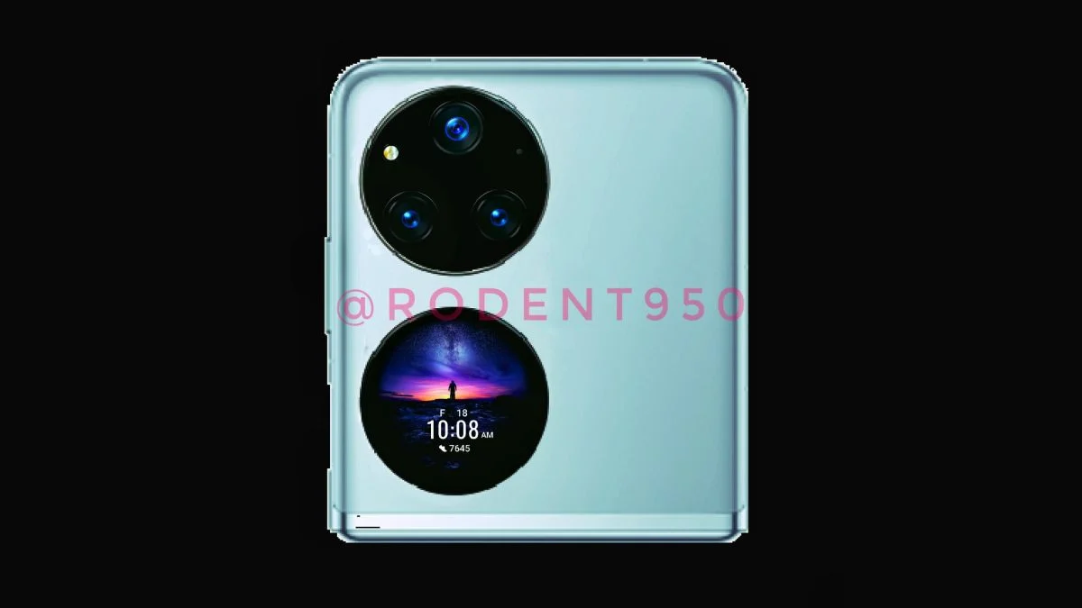 Rendering kan visa Huawei Pocket S2